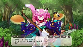 Monster girl sucks cock in anime