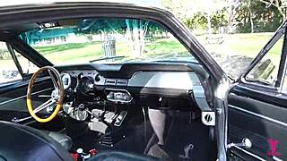 Latina Babe Fucked Hard in Mustang 67