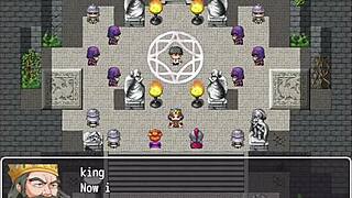 Blonde twin ladyboys with big cocks help king in hentai world bible quest part 1