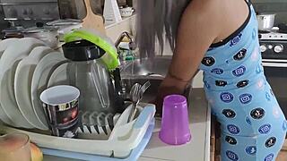 Latina Cuñada Trapped Hand Leads to Intense Forbidden Fuck Session