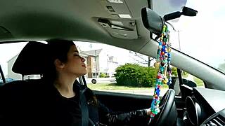 daring fat housewife flashing her asshole bottomless in public skirt dare!