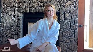 slutty redhead bridesmaid locked out of hotel room right before the wedding?