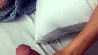 Teen ebony picked up on the street for a homemade interracial blowjob and casting interview