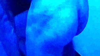 Soldier fucking black guy in sauna.