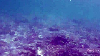 Public Exhibitionist German Teen VeronikaVonk Flashes Big Boobs by the Sea