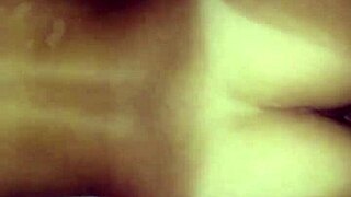 Hot brunette flaunts tan lines in steamy doggy pov action