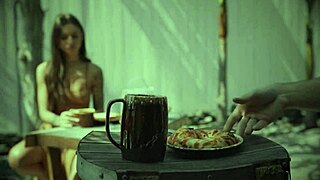 April Olsen and Kenzie Taylor use toys for scissoring and wet lesbian sex