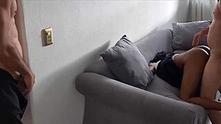 hey, caught banging hard with my curvy stepsister till she climaxes, friend watches shocked