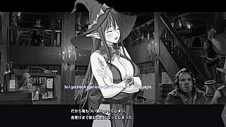 dungeon of regalias character6 scene2 with subtitle in anime hentai narrative
