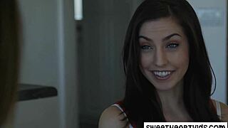 Two milfs engage in erotic lesbian sex with lots of kissing and licking