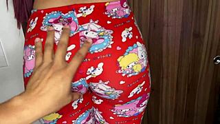 my delicious stepdaughter cleaning the room, how nice i love staying alone with her