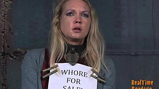 Hot Babe Gets Her Smooth Ass Whipped in Bondage Play