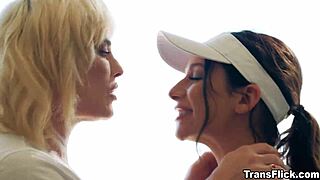 Trans Lucy Hart Teaching Her Girlfriend April Olsen, Things Got Heated and They Started Making Love! 🔥