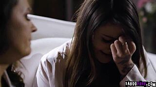 Adria Rae and Elexis Monroe dive into hot pussy licking. Their tribbing session gets intense!