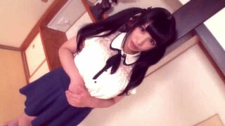just before twintail day, this japanese babe with big tits makes a sns-worthy appearance