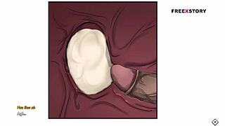 Alpha Male Fucks Mrs. Han from Behind, Cumming Inside Her Pussy in Cartoon Hentai