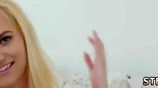 teen big tit blonde booty and red head babe fighting for affection