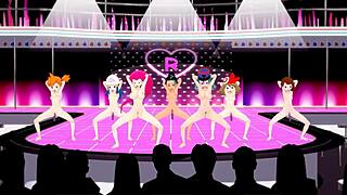 Pokemon girls captured and hypnotized to dance naked