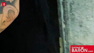 Ashley Cumstar Savors His Cum Taste in Her Mouth! She Gets Pounded by Big Cock Outdoors on Datingbaron Com in Wild Reality.