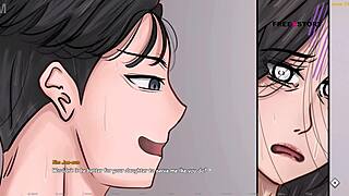 Alpha Male Fucks Mrs. Han from Behind, Cumming Inside Her Pussy in Cartoon Hentai