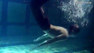 Unbelievable! Lozhkova Stuns in See-Through Shorts at the Pool