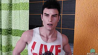 I watch Mysterious Rose swallow a huge load of cum from my monster cock