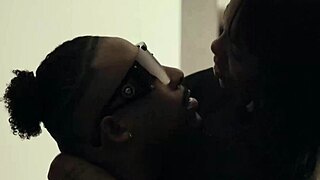 A man engages in intimate activity with his wife while another watches