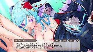 Monster girl sucks cock in anime