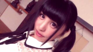 just before twintail day, this japanese babe with big tits makes a sns-worthy appearance