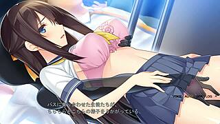 Japanese student in uniform gets chikan