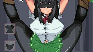 她面对巨大鸡巴在狂野不道德光游戏 😱