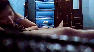 Filipina wife caught on hidden cam sucking and taking it in the ass.