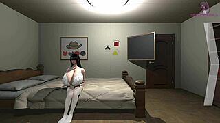 Holy! Hentai Teen Squirts from Huge Cock in Game