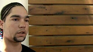 The wife deepthroats and gets facial while cuckold husband watches.