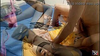 blonde milf in yellow satin dress goes doggystyle pov deepthroat