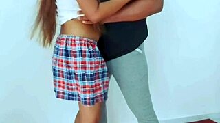 My first anal on Xvideos. Teacher pounds my tight ass hard!