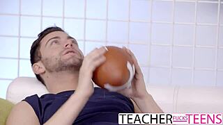 Hot Teacher Jennifer White Takes DP Pounding From Horny Students