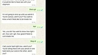 i accidentally sent stepmom a dick pic on whatsapp... her reaction shocked me!