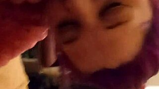 She loves sucking my cock so much