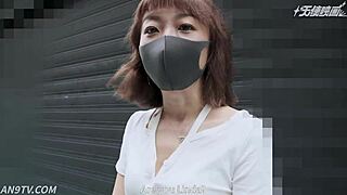 Damn, this Asian milf can't stop squirting everywhere! Her tight pussy gets filled with cum nonstop!