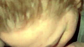 Watch this milf swallow cum after a big cock blowjob?