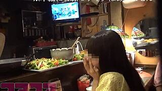 wanna peek at this secret japanese snack bar with endless action?