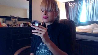 Sandi Smoking Cigarettes