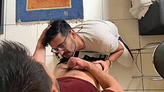 Marcos Goiano Bends Japa Dot Over For Deepthroat And Bareback Anal Quickie