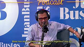 blaze rager enjoys intense anal session with huge cock on juan bustos podcast