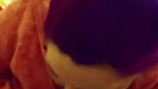 She loves sucking my cock so much