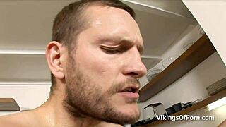 Stepsis gets fucked in the kitchen sink with blowjob