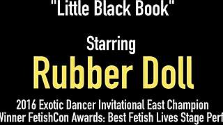 Dildo Drilling Latex Queen Rubber Doll Pleases Shiny Client