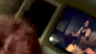 Watch this milf swallow cum after a big cock blowjob?