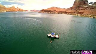 Beautiful friends have sex on a yacht and give a public orgy show S1/E3